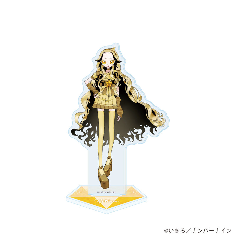 アクリルスタンド「魔法少女ピンクブルー」05/イエロー(公式イラスト) - 公式商品画像 | AniSmile