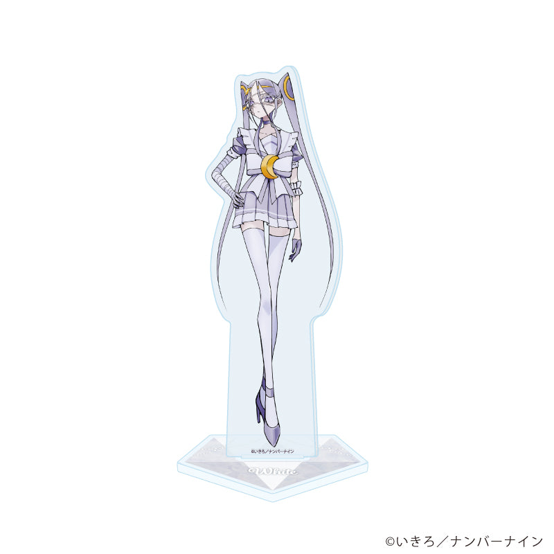 アクリルスタンド「魔法少女ピンクブルー」04/ホワイト(公式イラスト) - 公式商品画像 | AniSmile