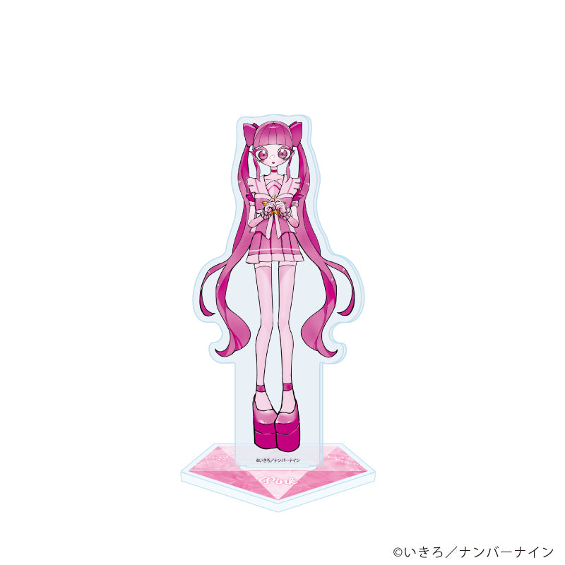 アクリルスタンド「魔法少女ピンクブルー」04/ホワイト(公式イラスト) 画像 4 | AniSmile
