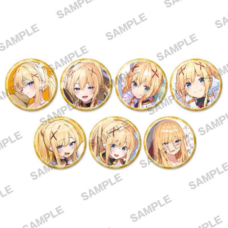 『この素晴らしい世界に祝福を!』誕生祭2026 トレーディング缶バッジ ダクネスVer. - AniSmile