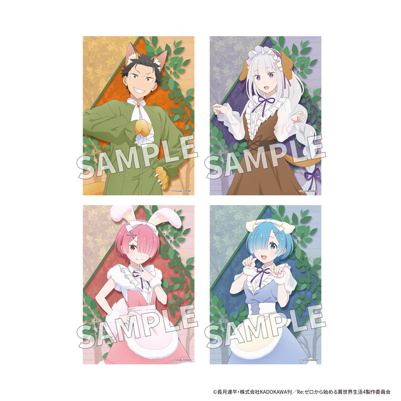 「Re:ゼロから始める異世界生活」ブロマイドセット FANTASY FOREST ver. 图片 2 | AniSmile