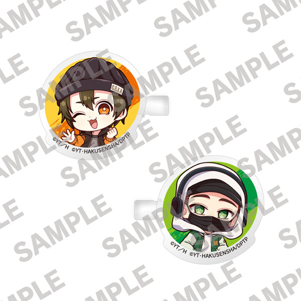 拷問バイトくんの日常 ミニキャラアクリルクリップセット ストリートシリーズ ミケ&ヒュー - 公式商品画像 | AniSmile