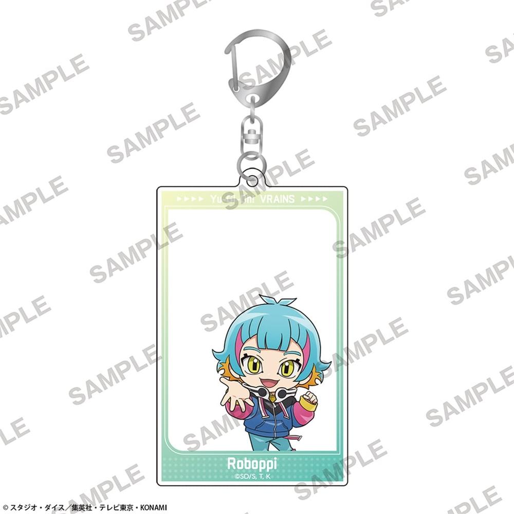 遊☆戯☆王VRAINS フレームアクリルキーホルダー 共にver. ロボッピ(人間態) にいてんご - 公式商品画像 | AniSmile