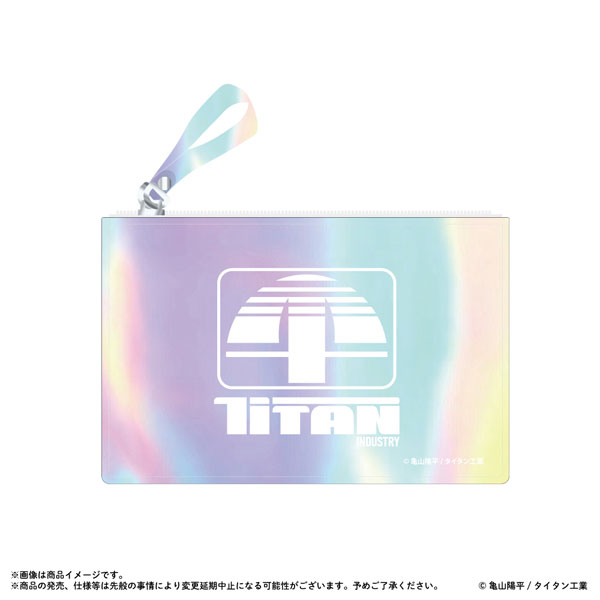 銀河特急ミルキー☆サブウェイ オーロラPVCポーチ タイタンロゴ - 公式商品画像 | AniSmile