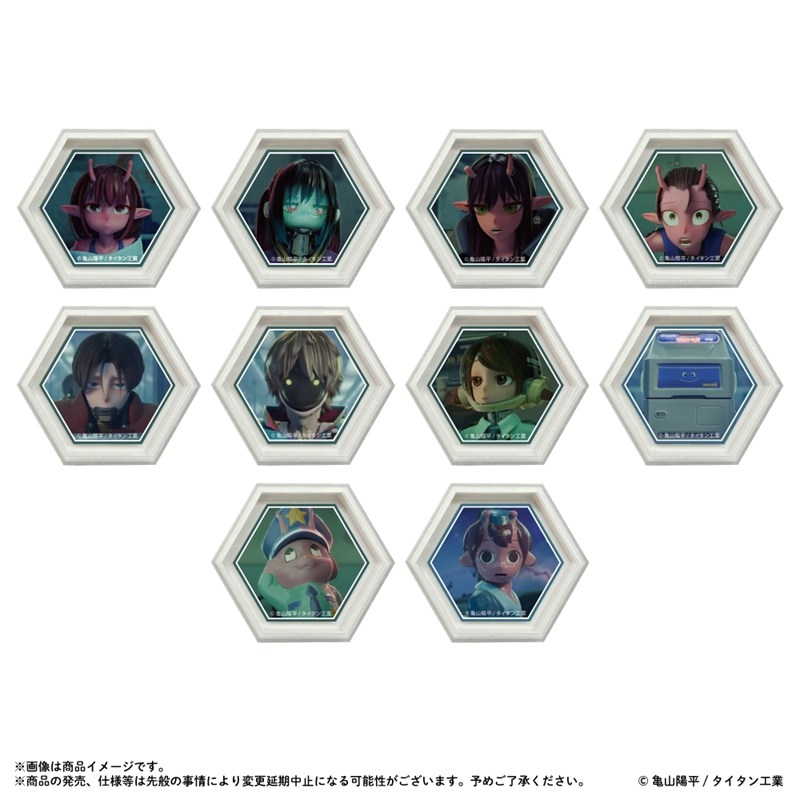 銀河特急ミルキー☆サブウェイ 六角ミニキャンバスマグネット<10> 単品 - 公式商品画像 | AniSmile