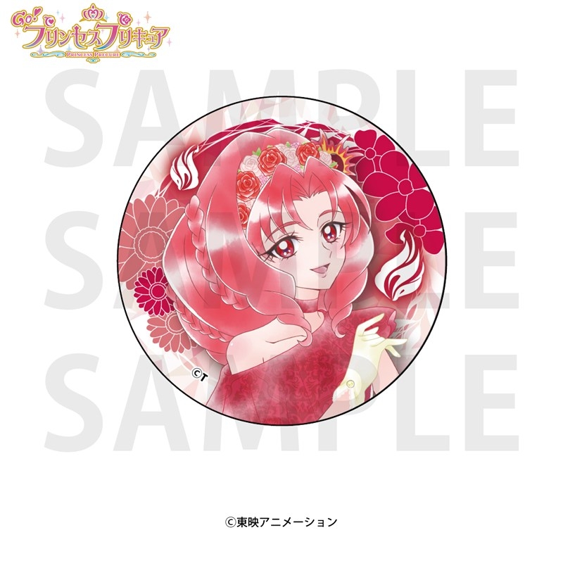 Go!プリンセスプリキュア ホログラム缶バッジ 紅城トワ - 公式商品画像 | AniSmile
