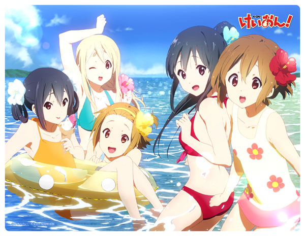 けいおん! 大判ラバーマット(水着) - 公式商品画像 | AniSmile