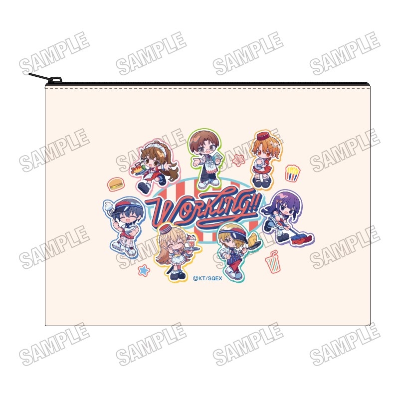 「WORKING!!」 描き起こしポーチ【ダイナーver.】 - 公式商品画像 | AniSmile