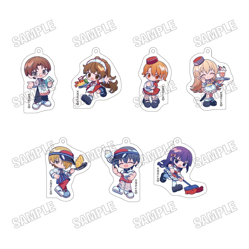 「WORKING!!」 描き起こしアクリルキーホルダーコレクション【ダイナーver.】 - 公式商品画像 | AniSmile