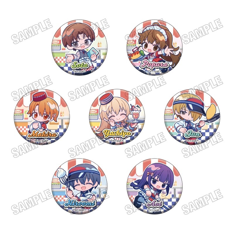 「WORKING!!」 描き起こし缶バッジコレクション【ダイナーver.】 - 公式商品画像 | AniSmile