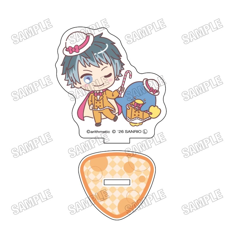 「DYNAMIC CHORD」×「サンリオキャラクターズ」 ミニキャラアクリルスタンド⑦結崎芹×タキシードサム - 公式商品画像 | AniSmile