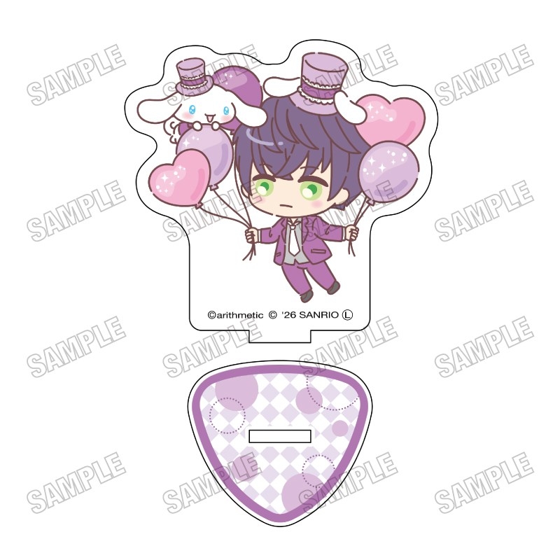 「DYNAMIC CHORD」×「サンリオキャラクターズ」 ミニキャラアクリルスタンド⑤檜山朔良×シナモロール - 公式商品画像 | AniSmile