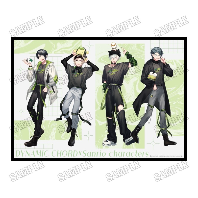 「DYNAMIC CHORD」×「サンリオキャラクターズ」 B4イラストシート④apple-polisher - 公式商品画像 | AniSmile