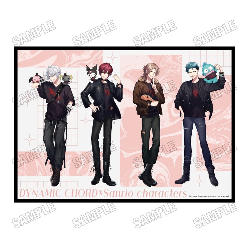 「DYNAMIC CHORD」×「サンリオキャラクターズ」 B4イラストシート③KYOHSO - 公式商品画像 | AniSmile