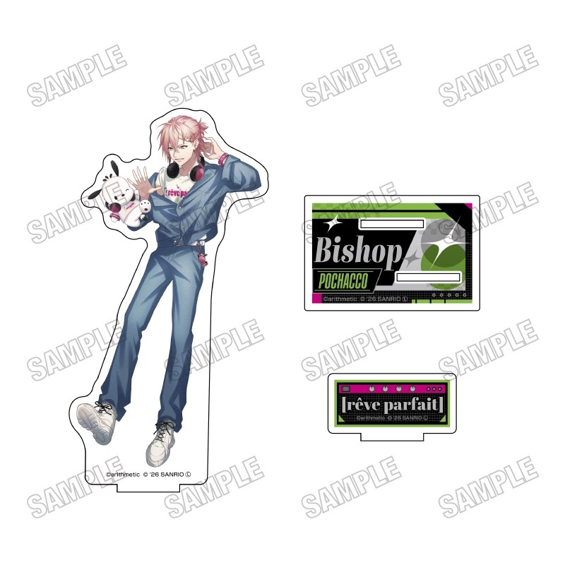 「DYNAMIC CHORD」×「サンリオキャラクターズ」 BIGアクリルスタンド②Bishop×ポチャッコ - 公式商品画像 | AniSmile