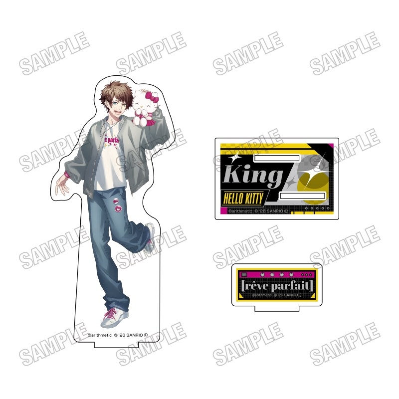 「DYNAMIC CHORD」×「サンリオキャラクターズ」 BIGアクリルスタンド①King×ハローキティ - 公式商品画像 | AniSmile