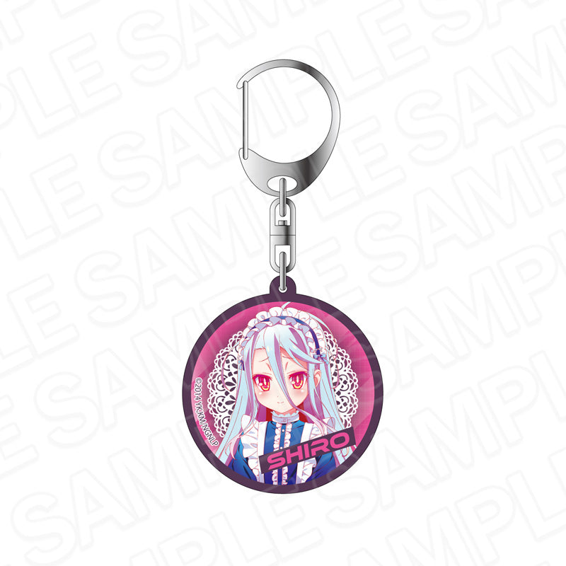 ノーゲーム・ノーライフ アクリルキーホルダー 白 サイバーメイド ver. - AniSmile