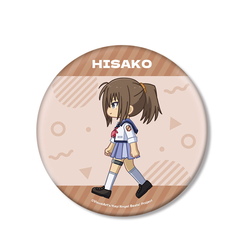 Angel Beats! ひさ子 ちびとこ BIG缶バッジ 画像 2 | AniSmile