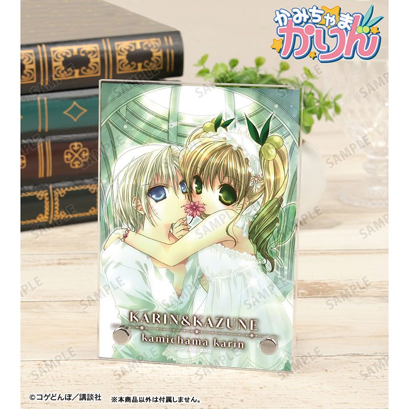 かみちゃまかりん 花園花鈴&九条和音 ダブルアクリルパネル ver.C 图片 3 | AniSmile