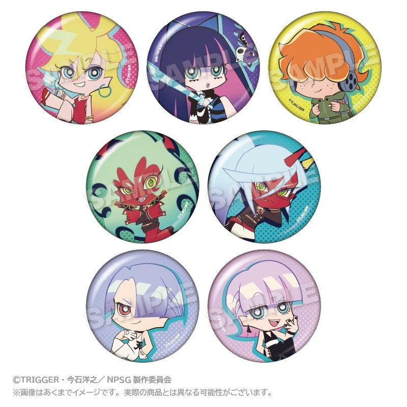 New PANTY & STOCKING with GARTERBELT トレーディングミニキャラ缶バッジ - 公式商品画像 | AniSmile