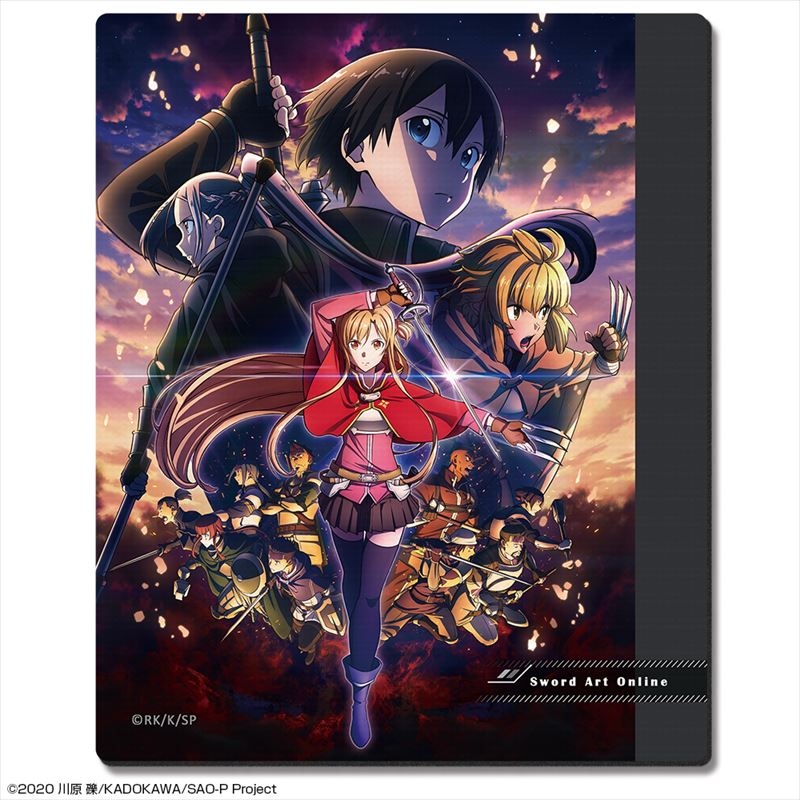劇場版 ソードアート・オンライン -プログレッシブ- 冥き夕闇のスケルツォ ラバーマウスパッド デザイン05(集合/B) - 公式商品画像 | AniSmile