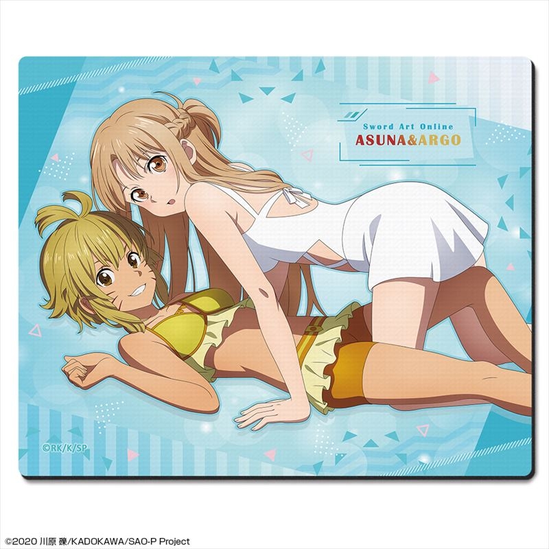 劇場版 ソードアート・オンライン -プログレッシブ- 冥き夕闇のスケルツォ ラバーマウスパッド デザイン03(アスナ&アルゴ) - 公式商品画像 | AniSmile
