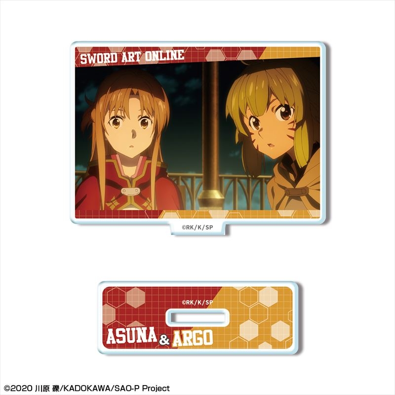 劇場版 ソードアート・オンライン -プログレッシブ- 冥き夕闇のスケルツォ ミニアクリルスタンド デザイン17(アスナ&アルゴ/A) - 公式商品画像 | AniSmile