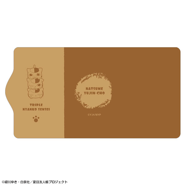 夏目友人帳 レザーキーケース デザイン02(トリプルニャンコ先生/A) 画像 2 | AniSmile