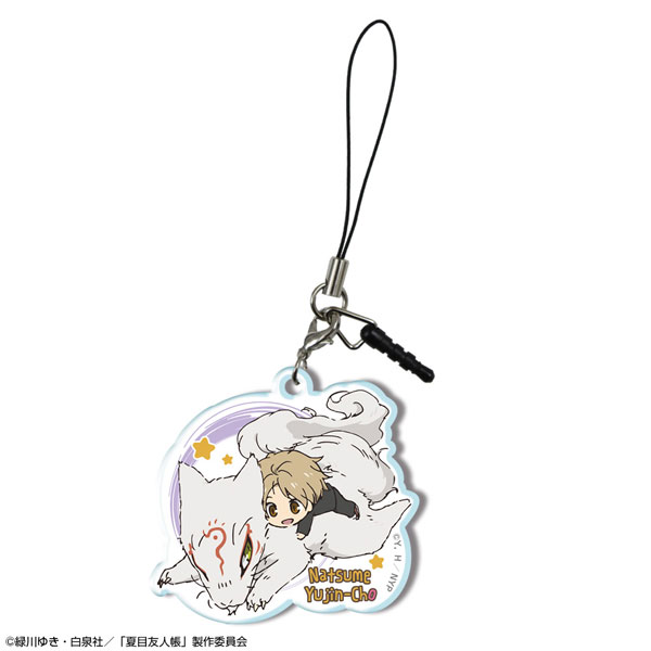 夏目友人帳 アクリルイヤホンジャックアクセサリー Ver.2 デザイン07(夏目貴志&斑/A) - 公式商品画像 | AniSmile