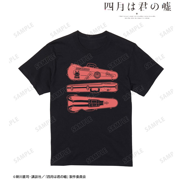 TVアニメ「四月は君の嘘」 宮園かをりのバイオリンケース Tシャツレディース(サイズ/XXL) - 公式商品画像 | AniSmile