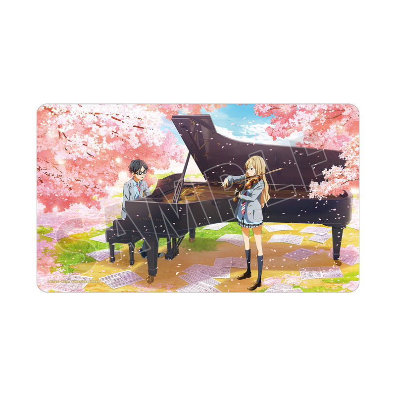 TVアニメ「四月は君の嘘」 有馬公生&宮園かをり マルチデスクマット 画像 2 | AniSmile