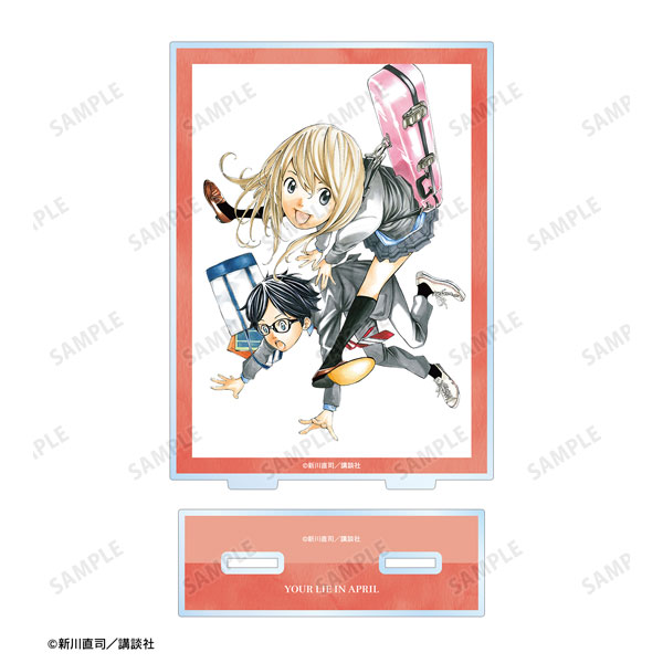 四月は君の嘘 カラーイラスト BIGアクリルスタンド ver.A - 公式商品画像 | AniSmile