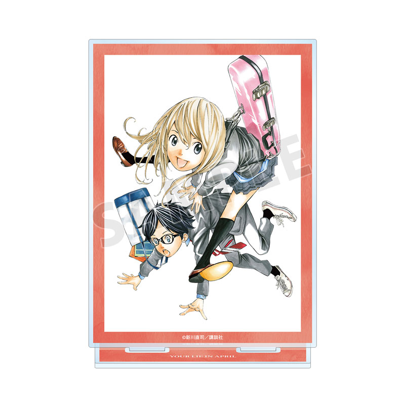 四月は君の嘘 カラーイラスト BIGアクリルスタンド ver.A 画像 2 | AniSmile