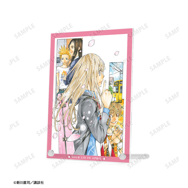四月は君の嘘 カラーイラスト A5アクリルパネル ver.B - 公式商品画像 | AniSmile