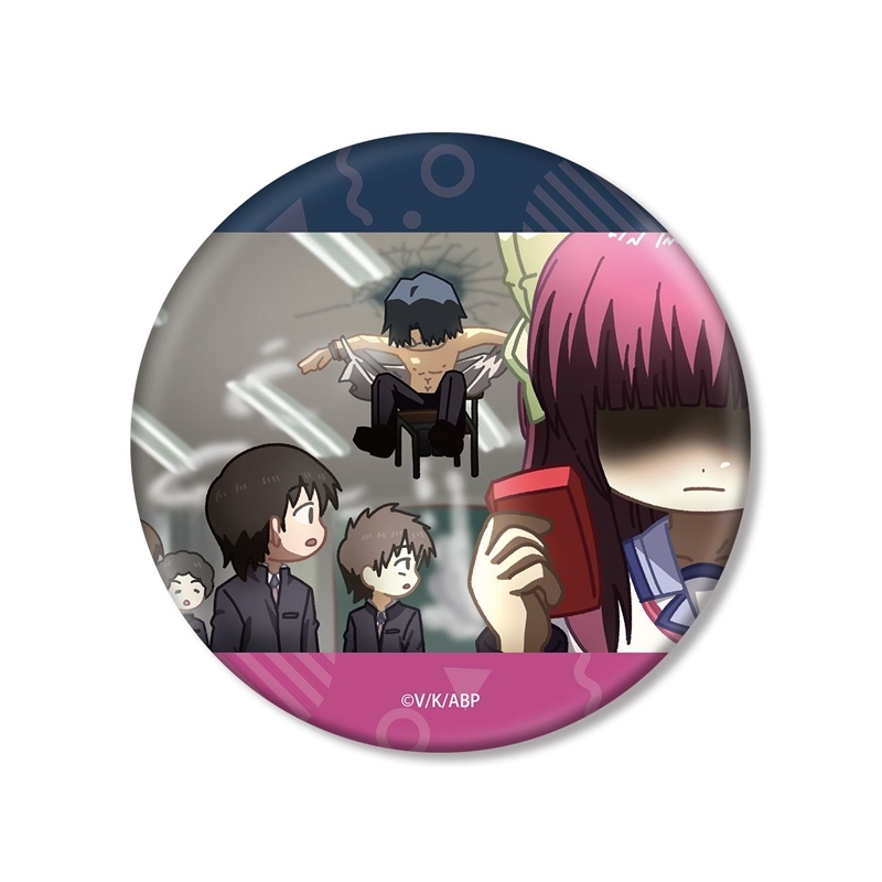 Angel Beats! 仲村ゆり&高松 ゆるコマ BIG缶バッジ - 公式商品画像 | AniSmile