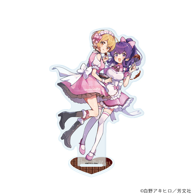 アクリルスタンド「しゅがー・みーつ・がーる!」05/佐藤 カンナ&望月 美都(公式イラスト) - 公式商品画像 | AniSmile