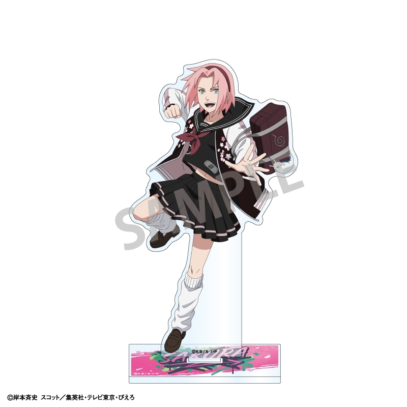 NARUTO-ナルト- 疾風伝 アクリルスタンド 春野サクラ/学園 - 公式商品画像 | AniSmile