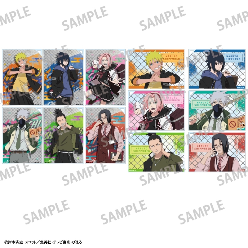 NARUTO-ナルト- 疾風伝 トレーディングアクリルプレート/学園 - 公式商品画像 | AniSmile