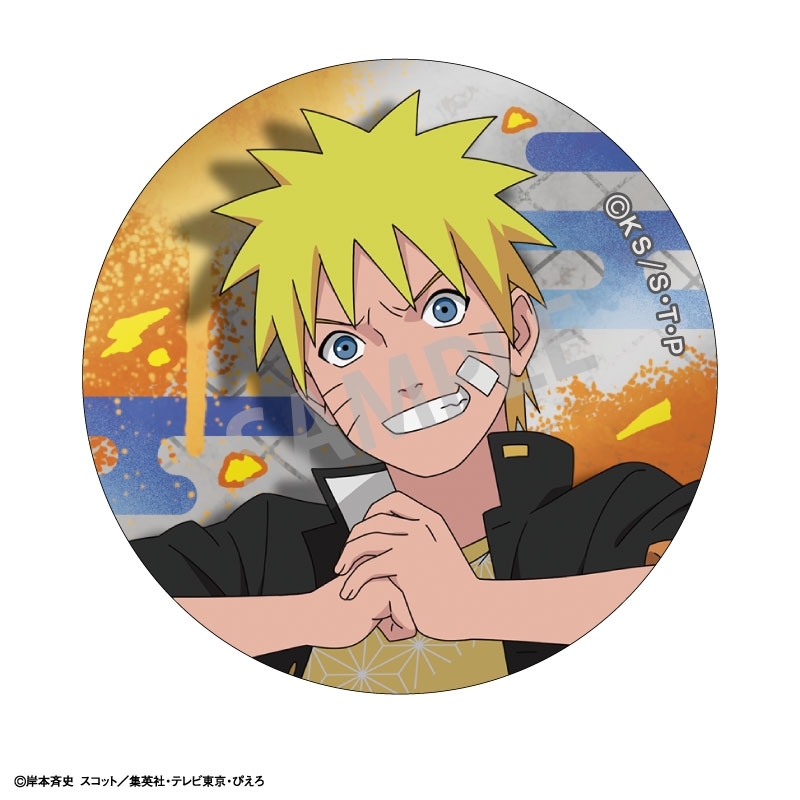 NARUTO-ナルト- 疾風伝 トレーディングメタル缶バッジ/学園 画像 2 | AniSmile