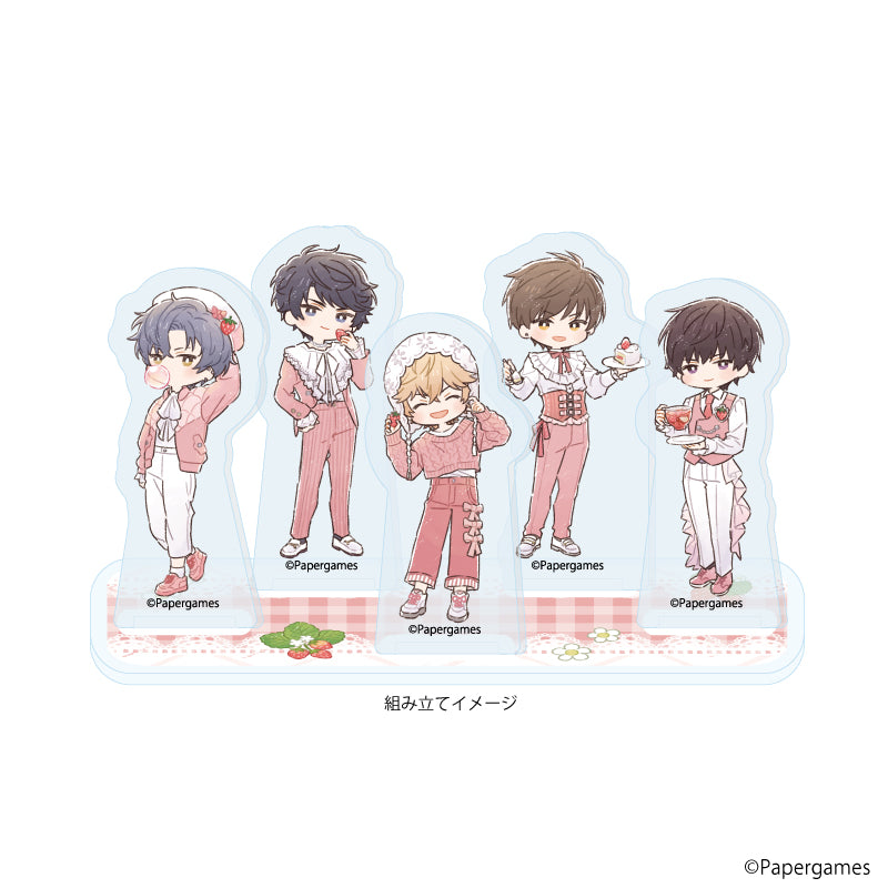 アクリルスタンドプレート「恋とプロデューサー~EVOL×LOVE~」12/いちごフレンチver.(グラフアートイラスト) 画像 2 | AniSmile