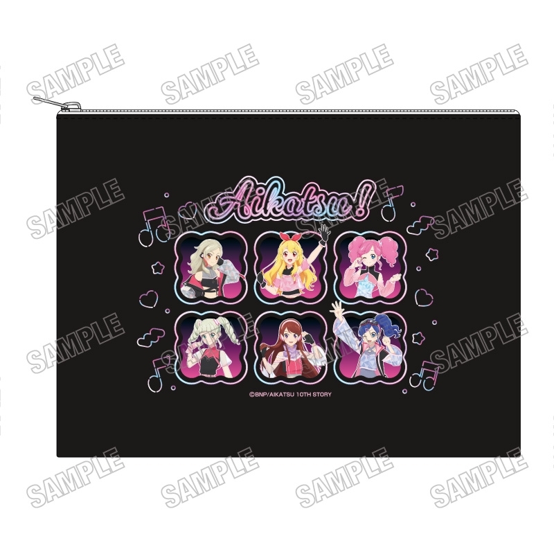 アイカツ! 描き下ろしポーチ【サイバーミュージックver.】 - 公式商品画像 | AniSmile