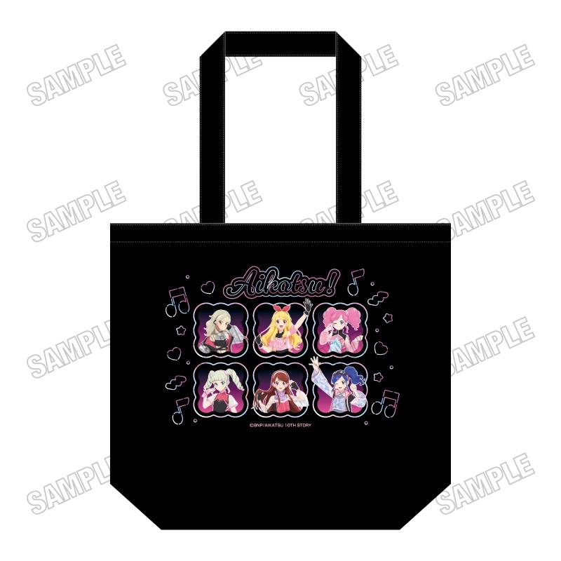 アイカツ! 描き下ろしデイリートートバッグ【サイバーミュージックver.】 - 公式商品画像 | AniSmile
