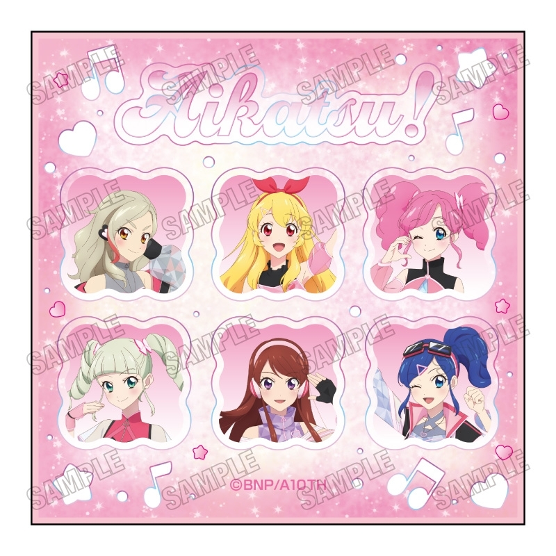 アイカツ! 描き下ろしミニタオル【サイバーミュージックver.】 - 公式商品画像 | AniSmile