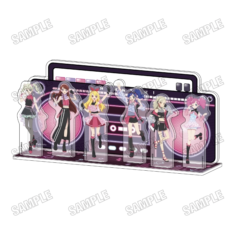 アイカツ! 描き下ろしアクリルジオラマ【サイバーミュージックver.】 - 公式商品画像 | AniSmile