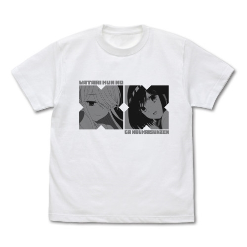 渡くんの××が崩壊寸前 紗月&紫 Tシャツ/WHITE-L - 公式商品画像 | AniSmile