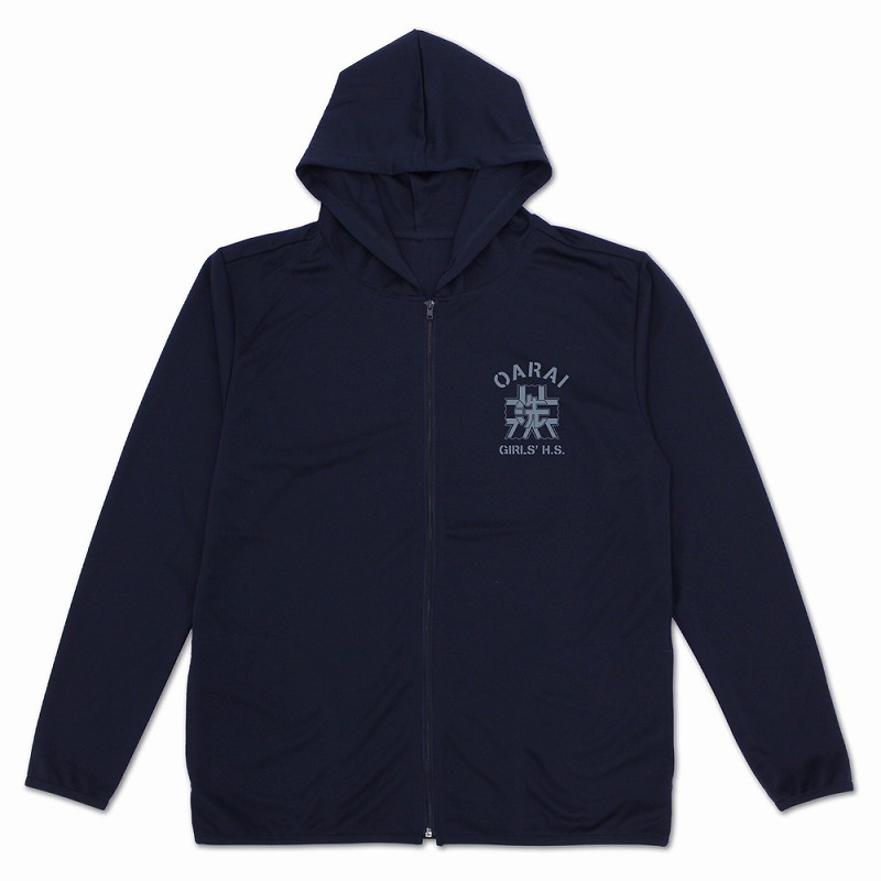 ガールズ&パンツァー 最終章 大洗女子学園 薄手ドライパーカー Ver.2.0/NAVY-M 画像 2 | AniSmile