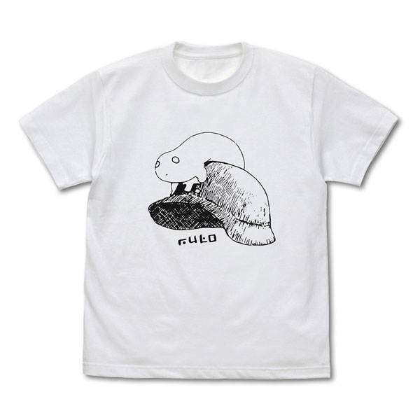 少女終末旅行 ヌコとユーリのヘルメット Tシャツ/WHITE-M - 公式商品画像 | AniSmile