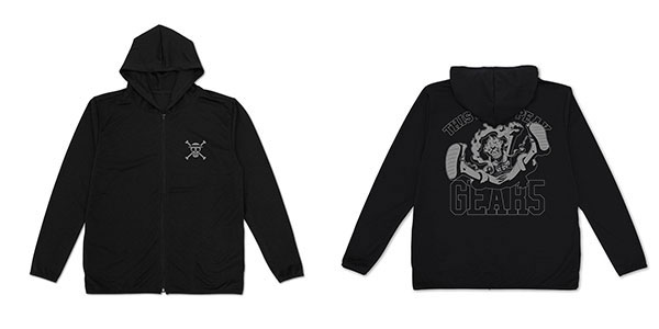 ワンピース ルフィ ギア5 薄手ドライパーカー/BLACK-L - 公式商品画像 | AniSmile