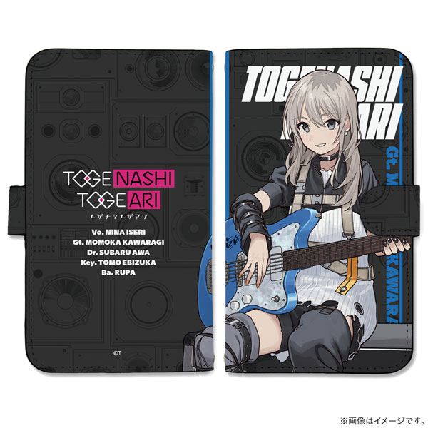 ガールズバンドクライ 河原木桃香 手帳型スマホケースL - 公式商品画像 | AniSmile