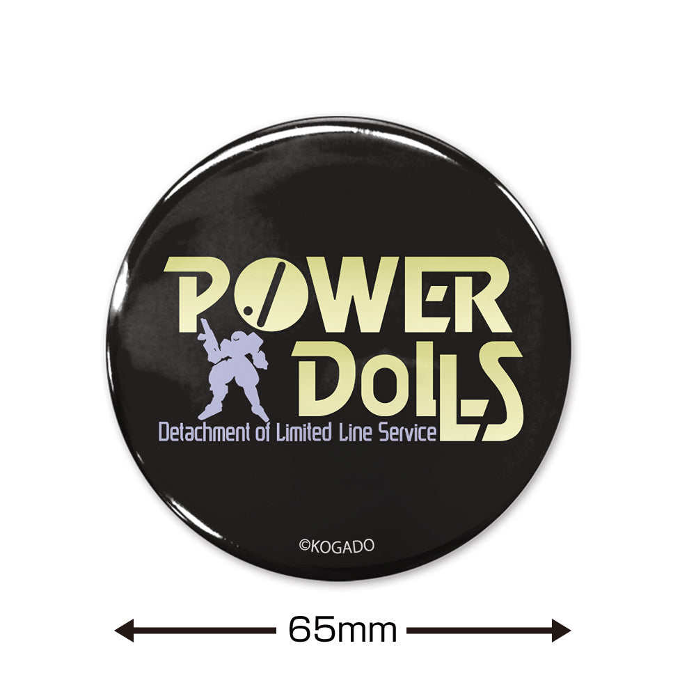POWER DoLLS ロゴ 65mm缶バッジ 画像 2 | AniSmile